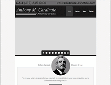 Tablet Screenshot of cardinalelawoffice.com